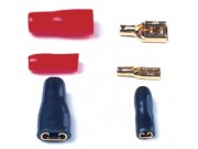 Spadebøssing 2.8mm gullbelagt, pris pr. par