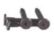 Kopaz Skrue Sort 40mm stk