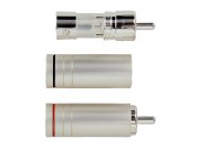 Phonoplugger forsølvet, Ø = 4 - 9 mm, par
