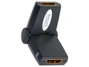 in-akustik HDMI Vinkeladapter hunn__hunn +-90 grad