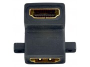 in-akustik HDMI Dobbelkobling 90 grader