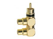 in-akustik RCA F-adapter Premium, par