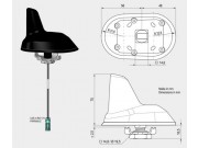 ANTENNENSYSTEME DAB-antenne - Fakra - 375901