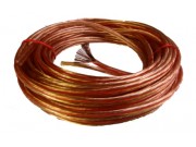 Høyttalerledning 2,5mm2 Transparent